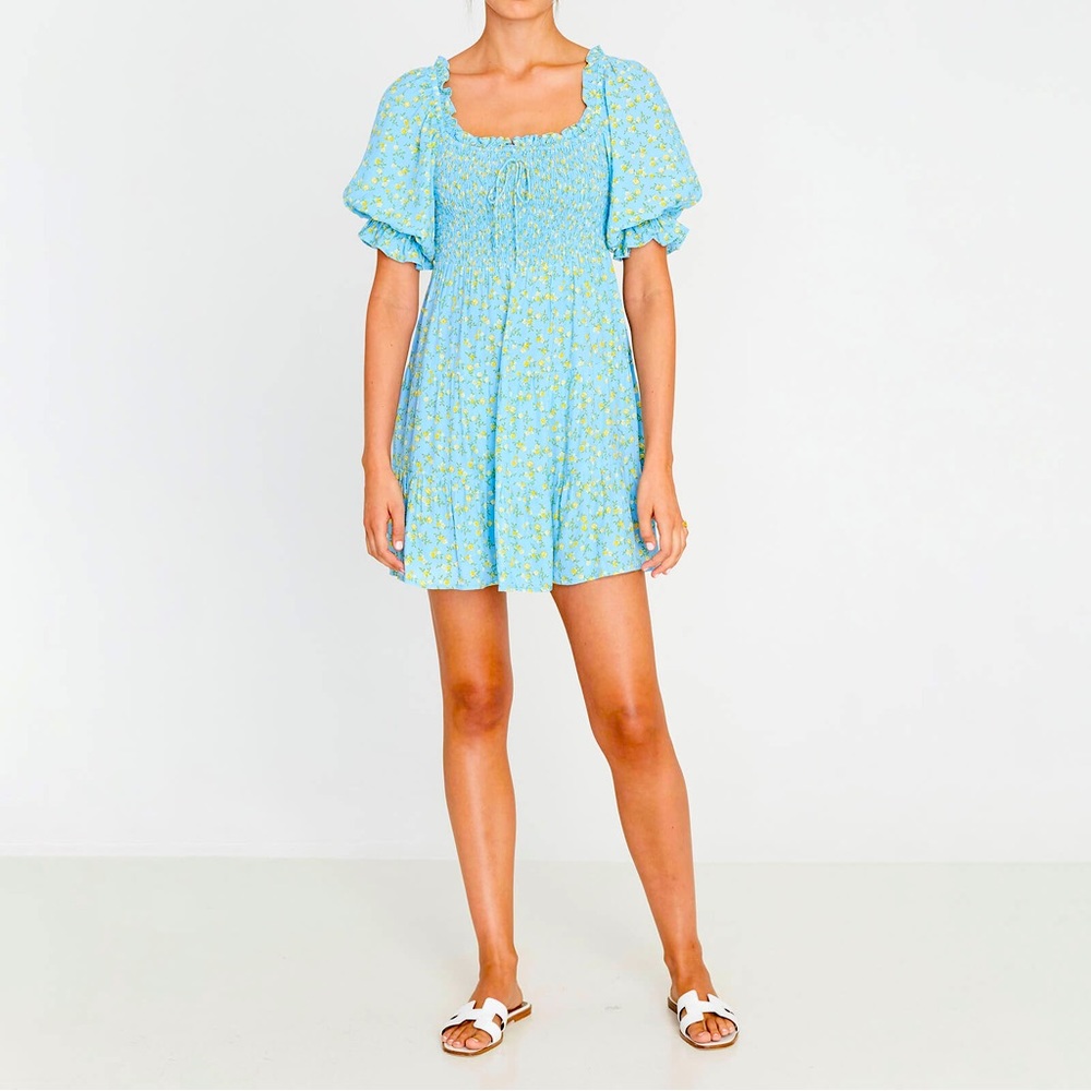 Faithfull The Brand- Floral mini dress- xs